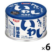 缶詰　うまい！　鰯・いわし醤油煮　国内水揚げ　化学調味料無添加　150g　1セット（6缶）　清水食品