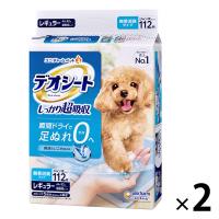 （セール）デオシート レギュラー ジャンボパック 112枚入 2袋 ペットシーツ ユニ・チャーム
