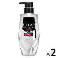 CLEAR（クリアフォーメン）メンズ リンスインシャンプー ポンプ 男性用 シャンプー 本体 350g 2個 ユニリーバ