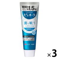 【セール】【大容量】薬用ピュオーラ クリーンミント 170g 1セット（3本） 花王 歯磨き粉 虫歯・口臭・歯肉炎予防