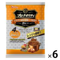 ハウス食品　プロクオリティ　カレー　まろやかブレンド（4袋入）　1セット（6個） レンジ対応