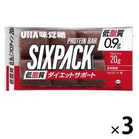 UHA味覚糖 SIXPACKプロテインバーチョコレート 3本