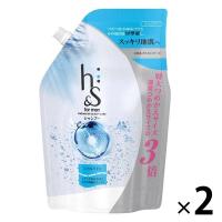 【セール】h＆s for men（エイチアンドエス）薬用シャンプー スカルプEX クールメントールの香り 超特大 詰め替え 900ml 2個 メンズ