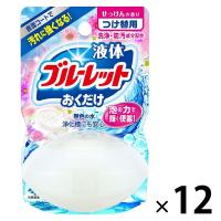 液体ブルーレットおくだけ トイレタンク芳香洗浄剤 つけ替え用 せっけんの香り 70ml 1セット（12個） 小林製薬