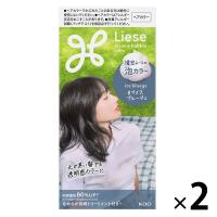 liese（リーゼ） 泡カラー ミッドナイトアッシュ 2個 花王