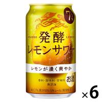 レモンサワー　発酵レモンサワー　7% 350ml×6本　缶チューハイ