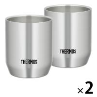 サーモス（THERMOS） 真空断熱カップ タンブラー 280ml ステンレス JDH-280P S 1セット（4個）