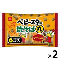 ベビースター 焼そば丸ソース味 6袋入 120g 1セット（1個×2） おやつカンパニー 小袋 小分け 食べきりサイズ