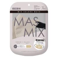 川本産業 MASMiX グレージュ×ブラック 4987601603563 1袋(7枚入)