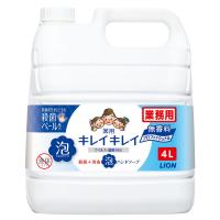 キレイキレイ薬用泡ハンドソープ　無香料 　業務用4L　1個　ライオン