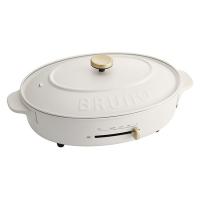 BRUNO オーバルホットプレート(ホワイト) BOE053-WH 1個