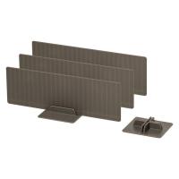 Like-it（ライクイット） サッ取りシリーズ仕切り板（Ｓ）　ブラウン STー04 1個