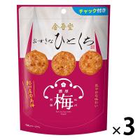 おせんべい 煎餅 おかき おすきなひとくち 濃厚梅だれ煎餅 紀州南高梅 78g 1セット(1個×3) 金吾堂製菓