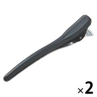 無印良品 ヘアクリップ 小 グレー 1セット（1個×2） 良品計画