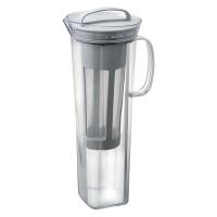 HARIO（ハリオ）冷水筒 ピッチャー 1200ml トライタン製 ペールグレー CBLー12ーPGR 1個
