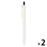 無印良品 書き味なめらかな油性ボールペン ０．３８ｍｍ 黒 1セット（1本×2） 良品計画