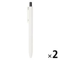 無印良品 書き味なめらかな油性ボールペン ０．５ｍｍ 黒 1セット（1本×2） 良品計画