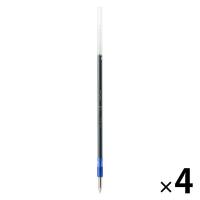 無印良品 替芯 書き味なめらかな油性ボールペン ０．５ｍｍ 青 1セット（1本×4） 良品計画