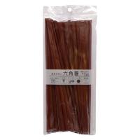 サンライフ 六角PBT箸 エンジ23cm 10P 1セット(10膳)