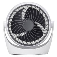 トップランド 卓上扇風機 羽根径9cm 風量5段階 360度角度調整 ホワイト SF-CC25WT 1台