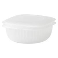 吉川国工業所 蒸気であたためる冷凍ごはん容器　Ｃｒ ＬＢＫー21_Ｃｒ 1個