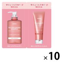 ロハコサンプル　クンダル　ダメージケアシャンプー＋トリートメント　1回用 各10ml バイオレットミュゲ　韓国高麗人参社　10個