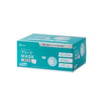アイリスオーヤマ プリーツマスク ふつうサイズ 40枚入 PK-NV40L 1箱(40枚入)