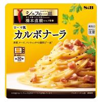 エスビー シェフの一皿 ローマ風カルボナーラ 1人前 1個 パスタソース レンジ対応