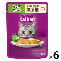 カルカン（kalkan）やわらかパテ まぐろ たい入り 着色料・発色剤 無添加 60g 6袋 キャットフード ウェット