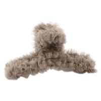 チュールフリルバンスクリップ グレージュ LAKOLE/ラコレ