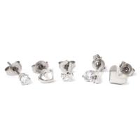 プチモチーフMIXピアス5点セット2 シルバー LAKOLE/ラコレ