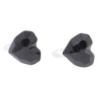 アングラーハートノンホールピアス ブラック LAKOLE/ラコレ