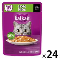 カルカン（kalkan）18歳から まぐろ たい入り ゼリー仕立て 60g 24袋 マースジャパン キャットフード ウェット