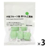 無印良品 大粒フルーツ飴 青りんご風味 ２９ｇ 1セット（1袋×3） 良品計画