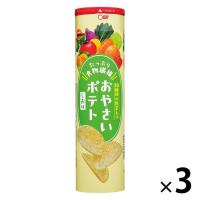 【ワゴンセール】おやさいポテトしお味 90g 1セット（1個×3） スナック菓子（わけあり品）