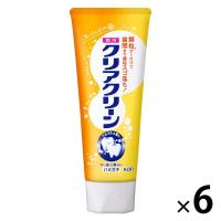歯磨き粉 クリアクリーン フレッシュシトラス 120g 1セット（6本） 花王 虫歯・口臭・歯肉炎予防