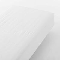 無印良品 洗いざらしボックスシーツ Ｓ １００×２００×１８‐２８ｃｍ用 オフ白 良品計画