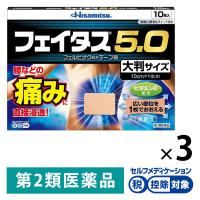 フェイタス 5.0大判サイズ10枚 3箱セット 久光製薬 ★控除★【第2類医薬品】