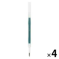 無印良品 替芯 さらさら描けるゲルインキボールペン ０．３ｍｍ 緑 1セット（1本×4） 良品計画
