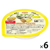 日清 介護 介護食品 デザート おやつ 高齢者 MCT プリン 日清オイリオグループ  エネプリン パイン味 026762 6個