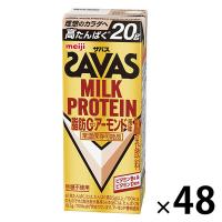 SAVAS（ザバス） ミルクプロテイン 脂肪0 アーモンド風味 1セット（1本（200ml）×48）　明治　プロテインドリンク