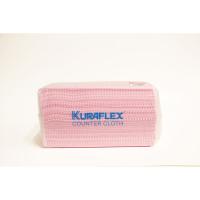 カウンタークロス 大判 厚手 約50cm×60cm レーヨン・ポリエステル ピンク 1パック（40枚入）オザックス