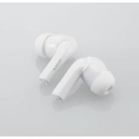 ワイヤレスイヤホン Bluetooth5.2 アクティブ ノイズキャンセリング ホワイト LBT-TWS15WH2 エレコム 1個