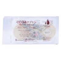 布ライナー 肌ケアタイプ 羽つき 237mm fuwako eco  スケアー小花グレー 1枚入り 地の塩社