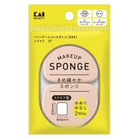 ポイント9倍 ファンデーションスポンジ（SBR）スクエア　2P 貝印