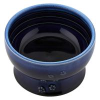【アウトレット】ハッピーダイニング 脚付ウォーターボウル 日本製 ブルー 1個 猫壱 新入荷
