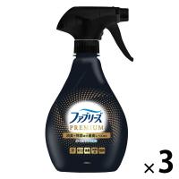 ファブリーズ 布用 W除菌+消臭 プレミアム クールアクアの香り 本体 370mL 1セット（1個×3） 消臭スプレー P＆G