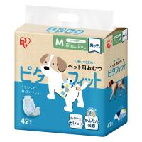 ペット用おむつ ピタフィット 男の子用 M 小〜中型犬サイズ 42枚入 1袋 アイリスオーヤマ