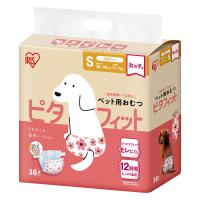 ペット用おむつ ピタフィット 女の子用 S 小型犬サイズ 36枚入 1袋 アイリスオーヤマ