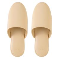 スリッパ　かぶり　ベーシックタイプ　Lサイズ　ベージュ  衛生 抗菌仕様　滑り止め付き　1足　オリジナル 【アスクル限定】 オリジナル